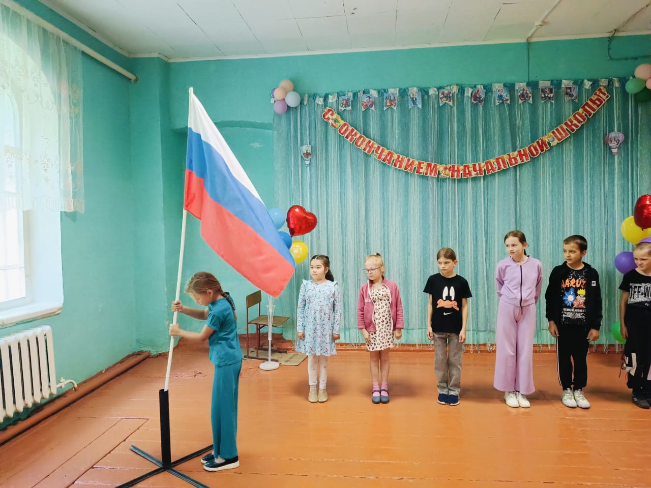Открытие лагерной смены.